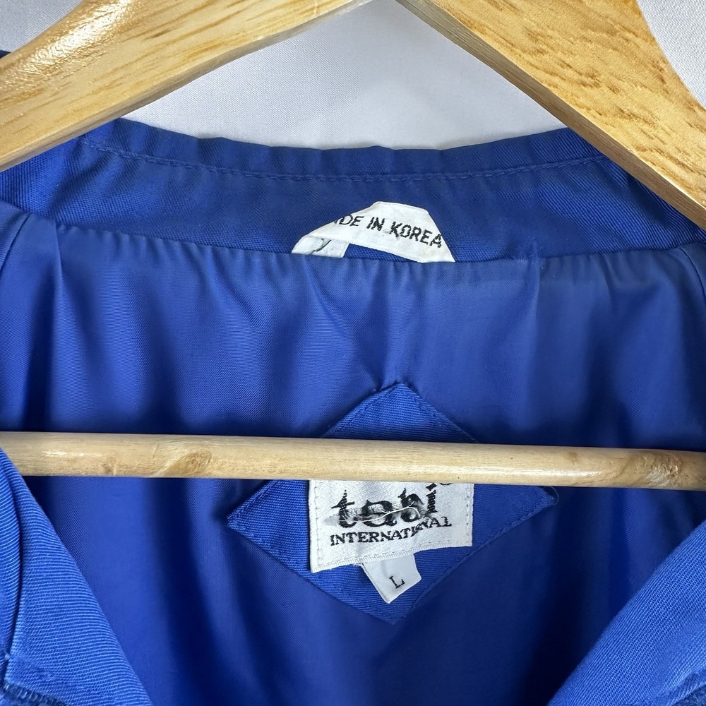 Vintage 80s Grandpa Workwear Blue Tabi International Jacket‎ Bomber Men's Large - Picture 7 of 16